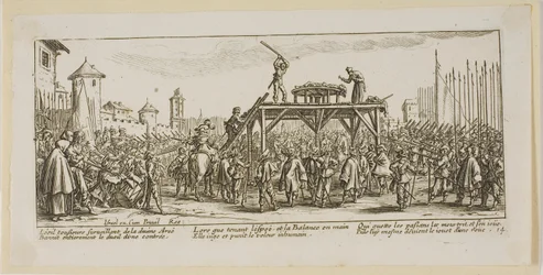 Het Wiel, plaat veertien uit De grote ellende van de oorlog