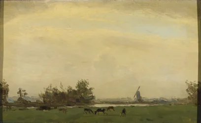 Weidelandschap aan het Spaarne