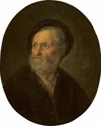 Buste van een man met baard, ca. 1642-1645 (olieverf op paneel)