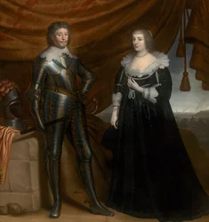Frederik Hendrik en Amalia van Solms-Braunfels, ca. 1637-8