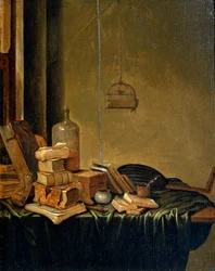 Stilleven met boeken