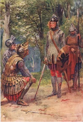 Britomart en Artegall, Verhalen uit de Faerie Queen uitgegeven door George Harrap and Company