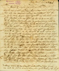 Brief ondertekend Gertrude Joan Senf, Rocky Mount, aan Thomas Jefferson, 11 september 1806
