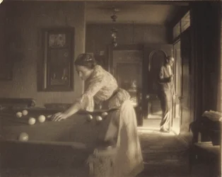 Het Biljartspel, ca. 1907