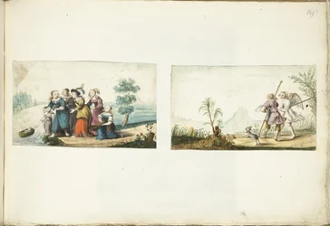 Mozes en Tobias en de engel