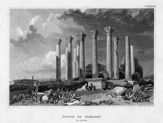 De ruïnes van Djerash, Syrië
