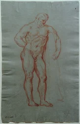 Studie naar de figuur van Hercules Farnese