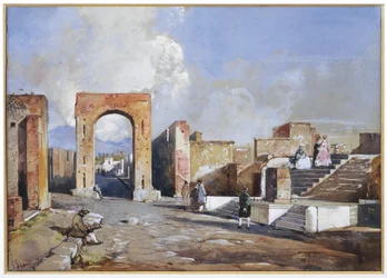 Italië, Opgravingen van Pompeii