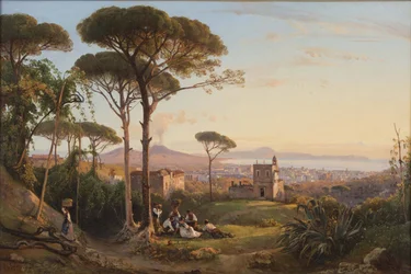 Napels gezien vanaf La Conocchia, 1844
