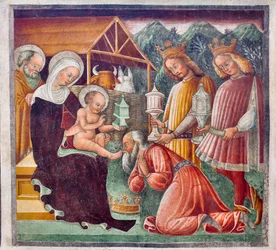 Aanbidding der wijzen (detail)