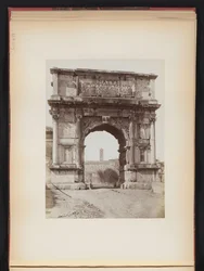 Triomfboog van Titus te Rome, Italië