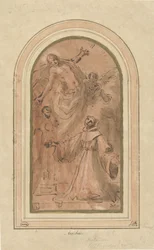 Christus verschijnt aan de zalige Giovanni da San Facondo