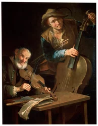 De musici, laat 17e of 18e eeuw
