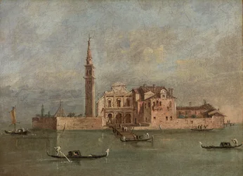 Capriccio van een Eiland in de Venetiaanse Lagune