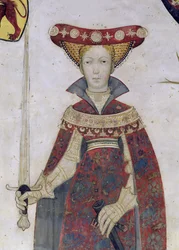 De Negen Waardigen en de Negen Waardige Vrouwen, (detail)