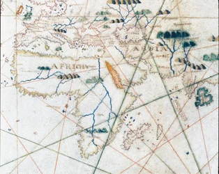 De kusten van Europa en Noord-Afrika