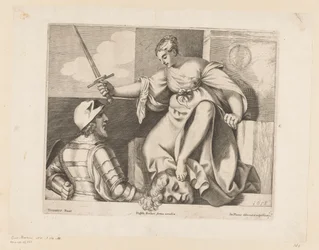 Judit met het hoofd van Holofernes Rechtvaardigheid (Justitia)
