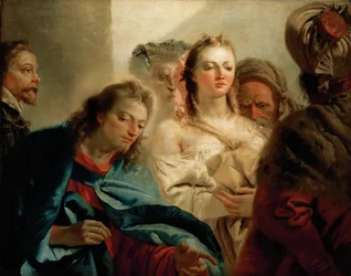 Christus en de vrouw betrapt op overspel