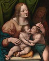 Madonna en kind met de jonge Johannes de Doper en de heilige Elisabeth
