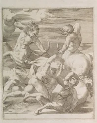 Strijd tussen Hercules en Centauren, 1527