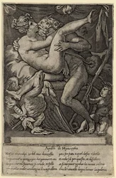 Jupiter en Mnemosyne na Perino del Vaga