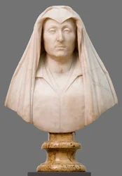 Buste van Camilla Barbadori. Moeder van Paus Urbanus VIII Barberini