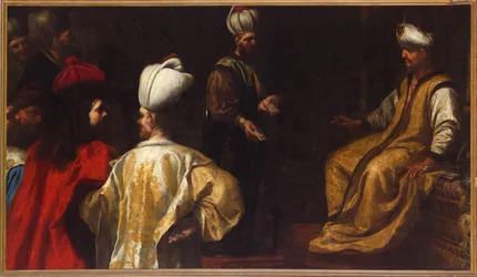 Gio (Giovanni) Agostino Durazzo uitgevoerd in aanwezigheid van sultan Mehmet IV