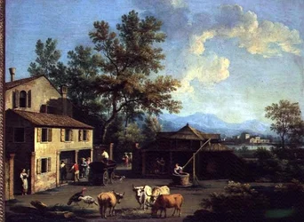 Een Boerderij met Boeren en Dieren