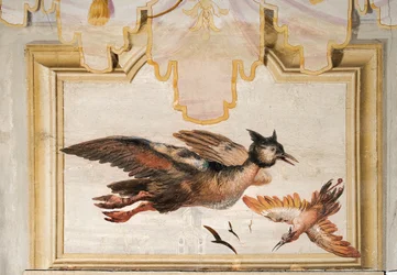 Een Paar Exotische Vogels, uit de Chinese Kamer in de Foresteria