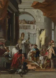 Het huwelijk van Frederik Barbarossa, ca. 1753