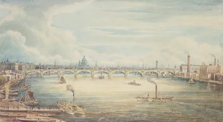 Vanaf Hungerford Pier, 1837