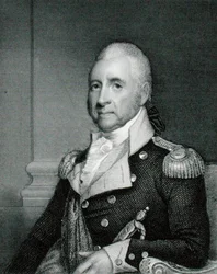 Generaal-majoor John Brooks (1752-1825) gegraveerd door Asher Brown Durand (1796-1886) naar een kopie van het origineel door James Herring (1794-1867)
