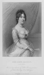 Mevrouw James Madison, Dolly Paine (gravure)
