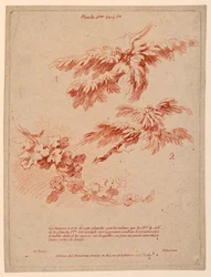 Blad 2 uit Livre Ier, Principes du dessin dans le genre du Paysage