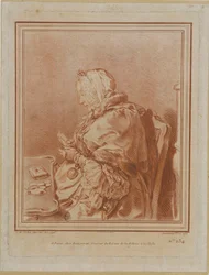 Portret van Madame Geoffrin 1699-1777, 1770