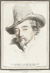 Portret van Peter Paul Rubens op 30-jarige leeftijd