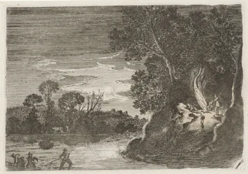 Figuren rond een kampvuur