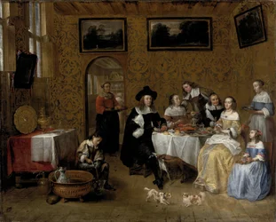 Portret van een Familie