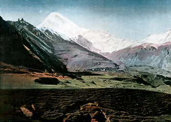 Berg Kazbek, Kaukasus, ca. 1890