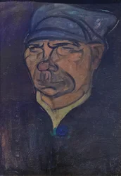Hoofd van een visser, visser van Burano