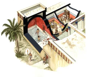 Egyptische oudheid: Egyptische baden en baden in de Hellenistische periode (4e-1e eeuw v.Chr.).