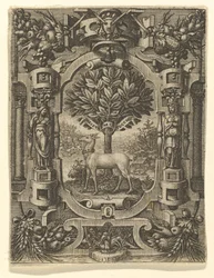 Embleem van Lucrezia Gonzaga, voor 1566