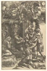 De aanbidding der herders, eind jaren 1570