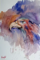 Levendig portret van een adelaar