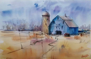 Winter Farm Kinderen