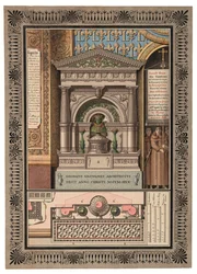 Een van drie projecten voor het graf van Louis-Charles d