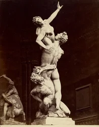 Roof van de Sabijnse maagden van Giovanni Bologna, Florence