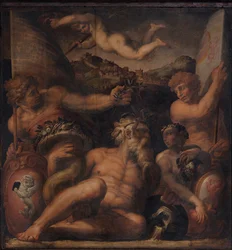 Allegorie van Cortona en Montepulciano, 1563-1565