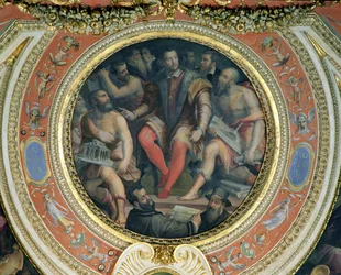 Cosimo I en zijn kunstenaars, uit de Sala di Cosimo I