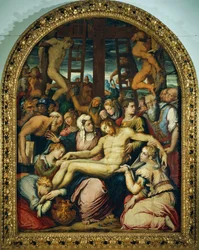 Rouw over de dode Christus van het kruis genomen